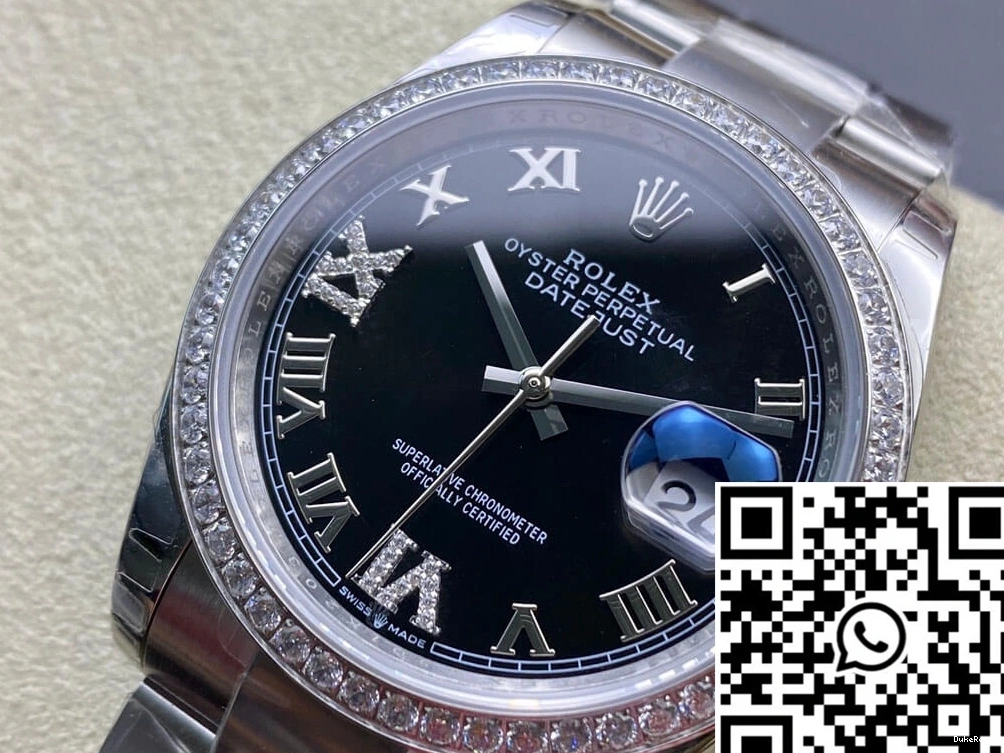 Bezel 36MM Diamond-set EW Factory Rolex Datejust 0305